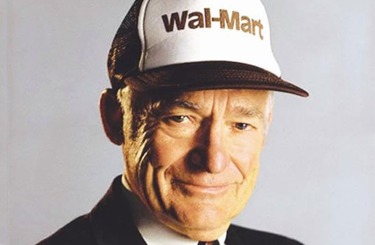 Sam Walton, Sam Walton's head, with a white hat